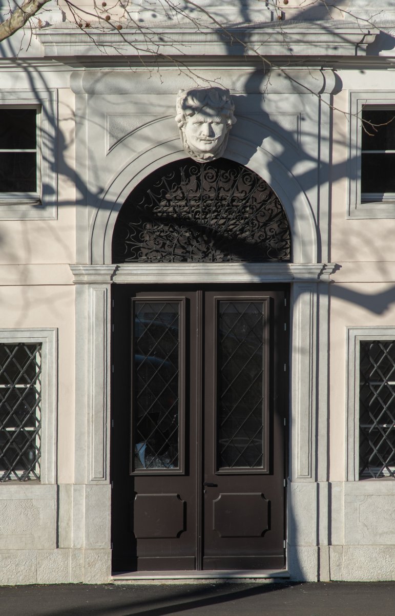 South facade entrance detail