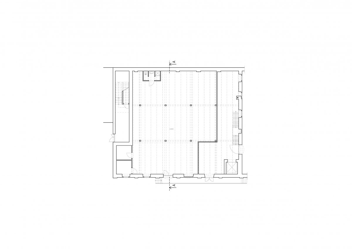 floor plan - before reconstruction