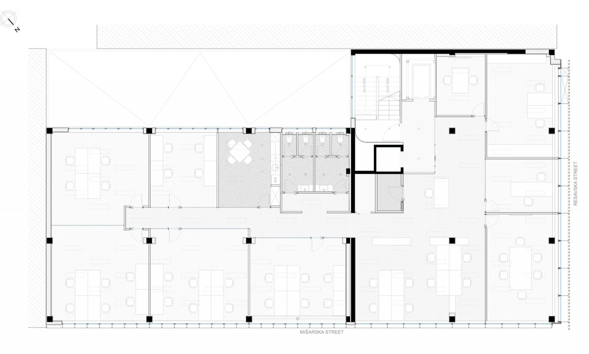 Resavska 31 typical floor layout