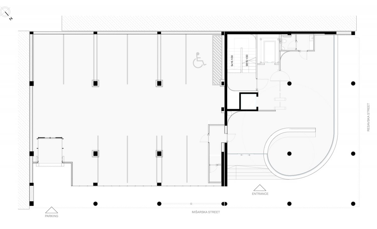 Resavska 31 ground floor layout
